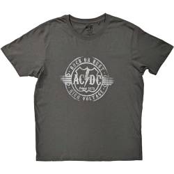 AC/DC - Unisex-T-Shirt für Erwachsene, Rock oder Bust aus Baumwolle, dunkelgrau, XL von AC/DC