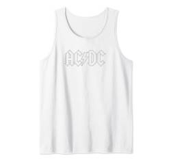 ACDC Black Outline Logo Tank Top von AC/DC
