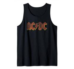ACDC Distressed Red Logo Rock Music Band Tank Top von AC/DC