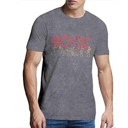 ACDC T Shirt Vintage Silhouettes Nue offiziell Unisex Snow Wash Charcoal Grau XXL von AC/DC