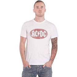 ACDC Unisex ACDCTS70MW T-Shirt, weiß, XL von AC/DC