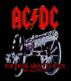 Aufnäher Patch - Ac/Dc For Those About To Rock von AC/DC