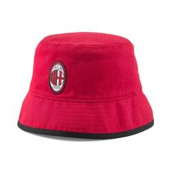 AC Milan Herren Bucket Hat Hut, Tango Red Black, Einheitsgröße von AC Milan
