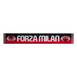 AC Milan Unisex AC Mailand Offizieller Jacquard-Schal, rot/schwarz, One Size von AC Milan
