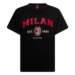 AC Milan Unisex College Collection T-Shirt, Schwarz, L von AC Milan