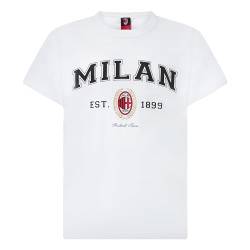AC Milan Unisex College Collection T-Shirt, Weiß, S von AC Milan