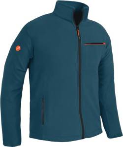 ACE Fleece-Jacke - warme Outdoor-Jacke für Männer - Herren-Jacke ohne Kapuze - Reißverschluss & drei Taschen - Blau - L von ACE