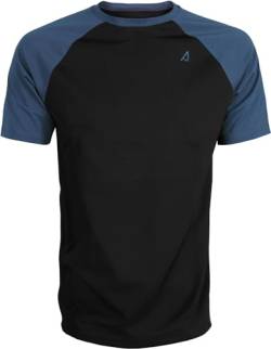 ACE Schakal Einsatz-Tshirt - taktisches T-Shirt für Herren - Kurzarm Outdoor-Shirt mit Raglan-Ärmeln für Männer - Navy - M von ACE