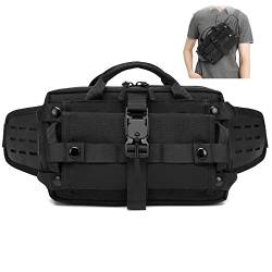 ACEXIER Taktische Herren Gürteltasche Outdoor Sports Brusttasche Wasserdichte Schultergurttasche EDC Umhängetaschen für Jagd Camping Wandern von ACEXIER