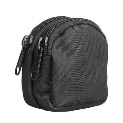 ACEXIER Taktische Molle-Beutel, Hüfttasche, EDC, Mini-Geldbörse, Schlüssel, Geldbörse, Jagd, Camping, Wandern, Outdoor-Aufbewahrungstasche (Black) von ACEXIER