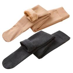 ACMEDE 2er pack Baby Mädchen Thermo Strumpfhose Gr.92/98/104 Kinder Winter Warm Fleece Gefütterte Strumpfhosen Gr. 116/120/134/146 Ballettstrumpfhose Baby Leggings Strumpfhosen Mädchen 3-12 Jahre von ACMEDE