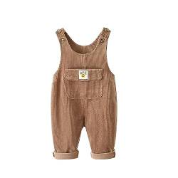 ACMEDE Baby Cord-Latzhose Kleinkind Hose Jungen Mädchen Kordsamt Latzhose Größe 74/80/86/92/98/104 Overall Kord Hose mit Hosenträger 9 Monate-4 Jahre von ACMEDE