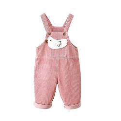 ACMEDE Baby Jungen Mädchen Cord Latzhose Ärmellose Strampler Overall Jumpsuit Gr. 74/80/86/92/98 Kleinkind Kordsamt Lange Cordhose, Höhe 73-100cm, kinder Cordhose Haremshose 9 Monate-4 Jahre von ACMEDE