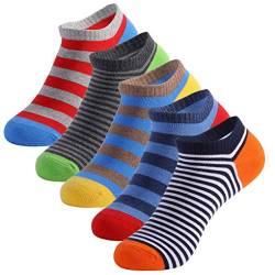 ACMEDE Herren Bunte Sneaker Socken Kurze Größe 39-47,5 Paar Baumwolle Herrensocken mit Lustigen Motiven Ideal für Flache Schuhe Tolle Ergänzung für Ihre Garderobe von ACMEDE