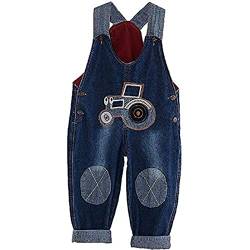 ACMEDE Latzhose Kinder Baby Jungen Mädchen Jeanshose Latzhosen Jeans Hosen Baby Kinder Overall von ACMEDE