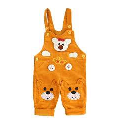 ACMEDE Latzhose Unisex Baby Kordsamt Latzhose Gr.73-Gr.110 Verstellbare Ärmellose Strampler Overall Baby Jungen Mädchen Cordhose Kordhose Kinderhose jungenhose Latzhose Trägerhose von ACMEDE