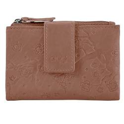 ACQ Geldbörse aus Leder für Damen mit doppelter Brieftasche, Kartenfächern und Geldbörse. Verschluss mit Verschluss und Reißverschluss in Geldbörse. Maße: 11 x 7,5 x 1,5 cm und Gewicht 52 Gramm. von ACQ