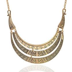 1 Stück Halskette Noble of the Nile,goldene Kette, Modeschmuck, Karneval, Mottoparty von ACYDSR