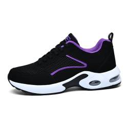 Damen Laufschuhe Air Turnschuhe Schnürer Leichte Stoßfest Mode Outdoor Leichtes Memory Schaum Luftkissen Sneakerr für Gym Walking Jogging Laufen von ACosySch