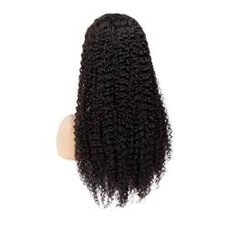 Damen-Perücke mit gelocktem Haar, Spitzenkopfbedeckungsperücke, Faserperücke, hitzebeständige geflochtene Haarperücke (Color : 28inch) von AD-BCrbgen