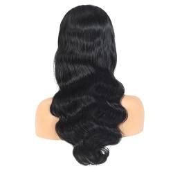 Damen-Perücke mit gelocktem Haar, Spitzenkopfbedeckungsperücke, Faserperücke, hitzebeständige geflochtene Haarperücke (Color : 30inch) von AD-BCrbgen