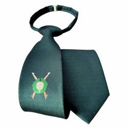 ADAMANT©️ - Schützen-Krawatte - fertig gebunden mit Reißverschluss (patentiert) - DEUTSCHE MARKENQUALITÄT - Dunkelgrün (Krawatte ZIP) von ADAMANT