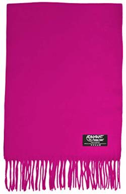 Schal Herren/Damen=Unisex 100% Climaxsoft (weich wie Kaschmir) STANDARD-MAß 30x180cm - MADE IN GERMANY (Pink) von ADAMANT