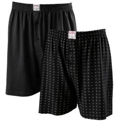 ADAMO Boxershort Doppelpack bis Größe 8XL, Größe:10;Farbe:Schwarz von ADAMO