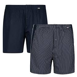 ADAMO Boxershort | Herren Boxershorts I Männer Shorts | Boxershorts Men | Shorts Herren I Herrenunterwäsche I 100% Baumwolle 2er Pack in Übergrößen 8-20 / XXL-8XL, Größe:7XL, Farbe:361 Dunkelblau von ADAMO