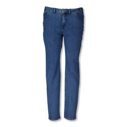 ADAMO Herren 5-Pocket Jeans lang mit Stretch in großen Größen 56-80 Serie Nevada Mittelblau, Deutsche Größen:76 von ADAMO