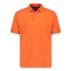 ADAMO Herren Pique Polohemd kurzärmlig Modell Klaas in orange bis Übergröße 10XL Regular Fit, Größe:3XL von ADAMO