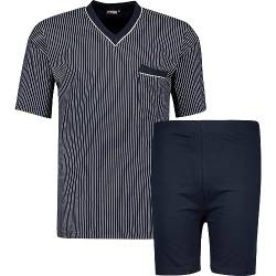 ADAMO Kurzarm Schlafanzug in dunkelblau Übergröße 10XL Test, Größe:8XL von ADAMO