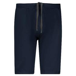 ADAMO Sporthose Herren kurz für Übergrößen 100% Baumwolle, Blau, 4XL I Angenehme Kurze Jogginghose Herren mit Kordel & 2 Einschubtaschen I Gym Shorts von ADAMO