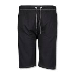 ADAMO Übergrößen Kurze Jogging Hose für Männer in schwarz Modell Moritz Größe 2XL bis 14XL, Größe:14XL von ADAMO