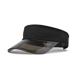 ADEADE Unisex Sonnenhut Visor Cap Retro Sonnenvisier Transparente Kunststoff Sonnenblende Strandhut Sonnenkappe für Golf Tennis Visor Cap für Outdoor Freiheit von ADEADE