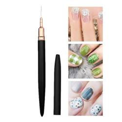 Nagelbürsten für Nail Art - Dünner Nagelliner-Pinsel - Malerei Nail Art Pen Pinsel Nagel Punktieren Zeichenwerkzeug für lange Linien, dünne Details, feines Zeichnen Adern von ADERN