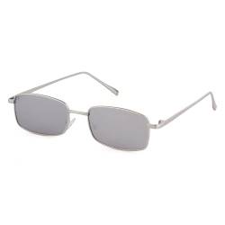 ADEWU Retro Sonnenbrille Rechteckig Sonnenbrille Vintage Schmale Brille UV-Schutz Sunglasses für Damen Herren von ADEWU