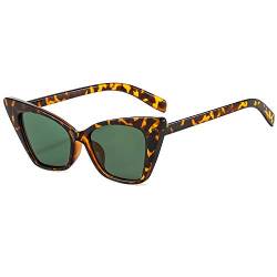 ADEWU Vintage Katzenauge Sonnenbrille Mode Rechteckig Damen Sonnenbrille Cat Eye Sunglasses mit UV Schutz von ADEWU