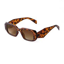 ADEWU Vintage Rechteckige Sonnenbrille für Damen 90er Retro Fashion Square Sonnenbrille von ADEWU