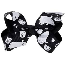 Halloween Kostüm Damen Hexenkostüm Teufel Y25K Halloween Schleife Knoten Haarnadeln Halloween Haarschleifen Clip Bunte Clip Niedliche Bowknot Clip Haarschmuck für Mädchen Babys (K, One Size) von ADMAY