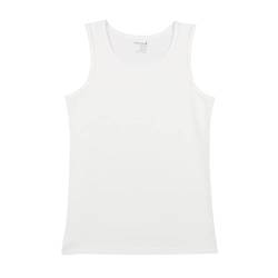 ADMIN Mädchen Tanktop Unterwäsche Weste Cami für Frauen Unterhemden (as3, Numeric_Height, 小女孩, Weiß, 100) von ADMIN