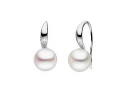 Paar Ohrhaken ADRIANA "La Maddalena, L33" Ohrringe Gr. Silber 925 (Sterlingsilber)-Perlen, bunt (silberfarben, weiß) Damen Ohrhaken von ADRIANA