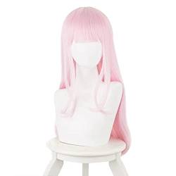 Kaguya-sama Liebe ist Krieg Chika Fujiwara Cosplay perücke for Frauen mädchen synthetische Haare 60 cm lang gerade Anime cos parteiperücke rosa von ADTEMP