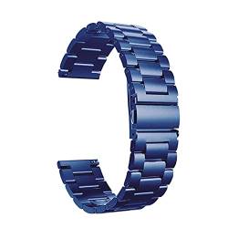 ADovz Armband Massives Metall-Uhrenarmband for Schnellwechsel-Uhrenersatz, Edelstahl-Armband, 20 mm, 22 mm (Color : 22mm_Black Gold) von ADovz