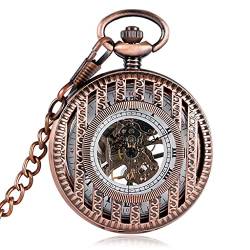 Mode Analoge Männer Uhr Mechanische Taschenuhr Wind Up Mit Halskette Kette Steampunk Krankenschwester Clcok Rose Farbe Geschenk von ADovz