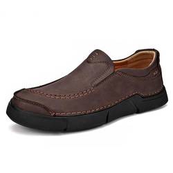 AEHO Gesundheitsschuhe Herren Orthoback Schuhe Extra Breite Schuhe Sneaker Herren Leder Schuhe FüR Breite FüßE Slip-on-Schuhe Slipper Alle Wetterbedingungen,A01,43/265mm von AEHO