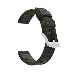 AEHON Nylon-Canvas-Armband für Garmin Vivoactive 3/4/Forerunner 645 245M 745/Venu SQ/S40 Sport Smart Quick Replacement Wristband Correa, 20 mm, Achat von AEHON