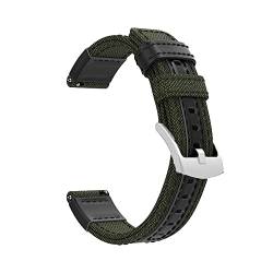 AEHON Nylon-Canvas-Armband für Garmin Vivoactive 3/4/Forerunner 645 245M 745/Venu SQ/S40 Sport Smart Quick Replacement Wristband Correa, 22 mm, Achat von AEHON
