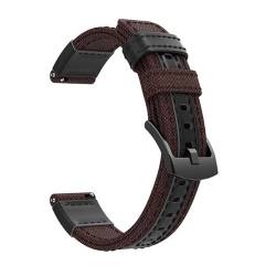 AEHON Nylon-Canvas-Armband für Garmin Vivoactive 3/4/Forerunner 645 245M 745/Venu SQ/S40 Sport Smart Quick Replacement Wristband Correa, 22 mm, Achat von AEHON