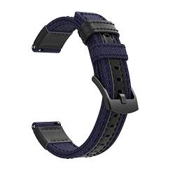 AEHON Nylon-Canvas-Armband für Garmin Vivoactive 3/4/Forerunner 645 245M 745/Venu SQ/S40 Sport Smart Quick Replacement Wristband Correa, For Approach S40, Achat von AEHON